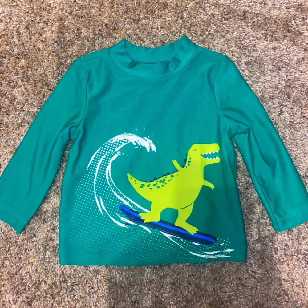 Carter's boys sz 6 months swim shirt
